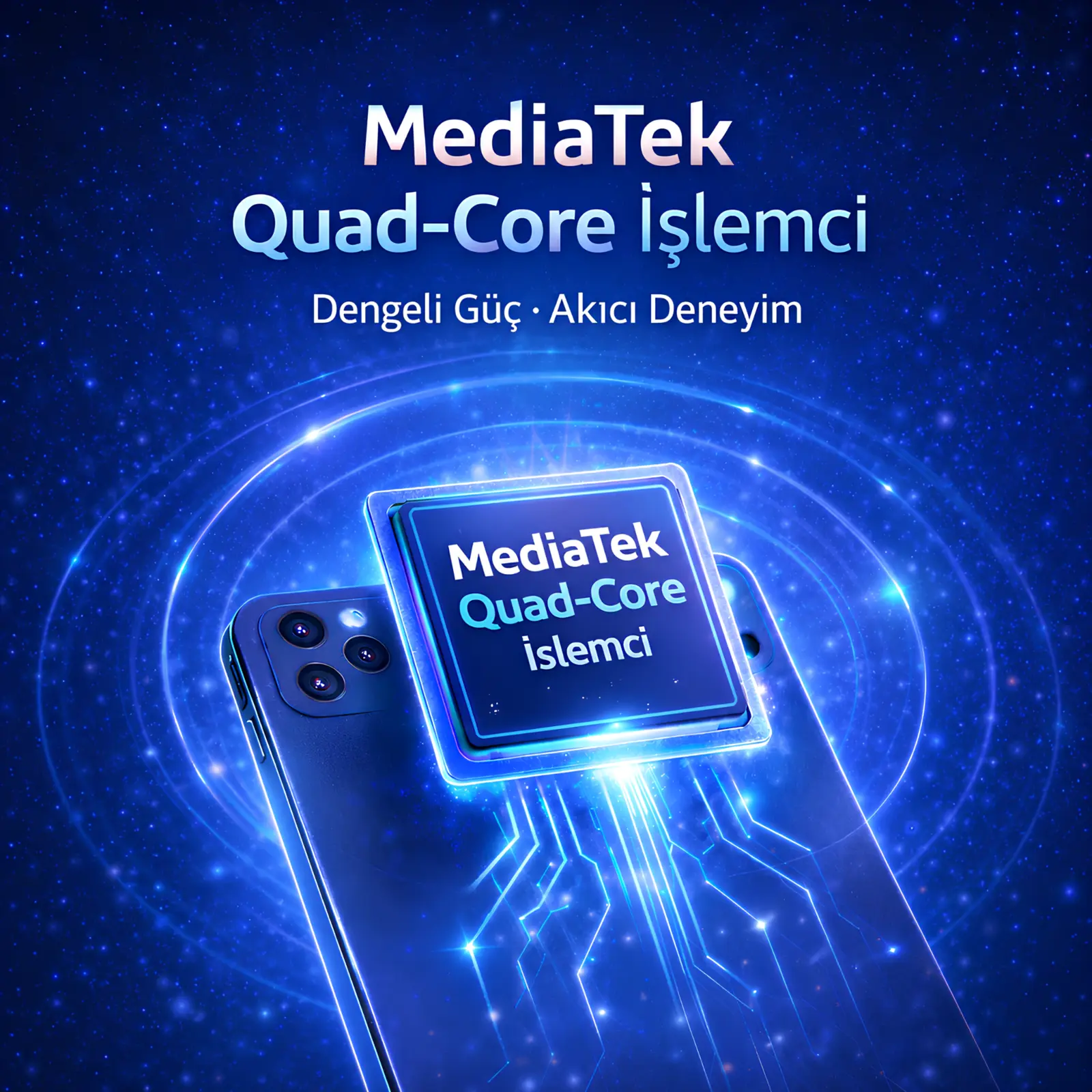 MediaTek dört çekirdekli işlemci